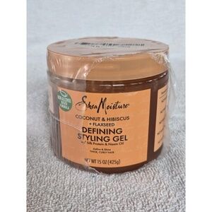 Defining Styling Gel, Coconut & Hibiscus + Flaxseed, 15 oz Shea Moisture
